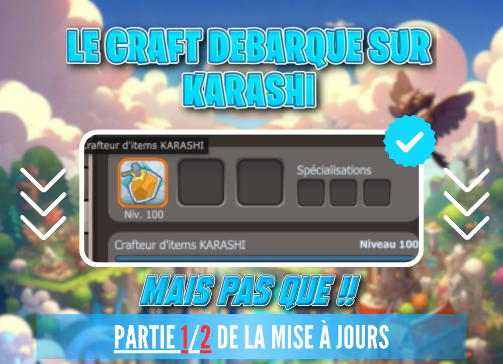 MAINTENANCE - PARTIE 1 DE LA MISE À JOUR